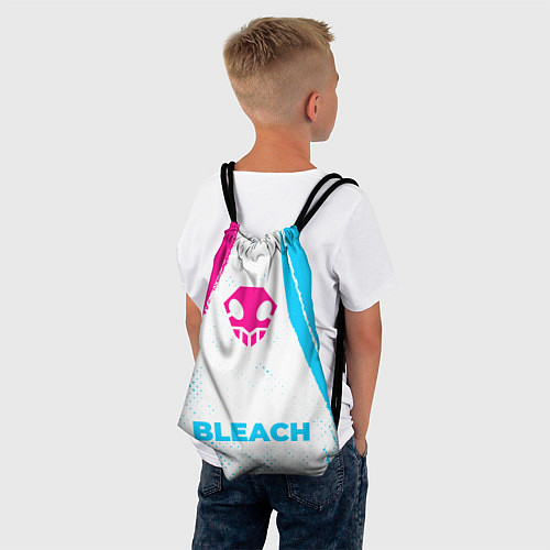 Мешок для обуви Bleach neon gradient style по-центру / 3D-принт – фото 4
