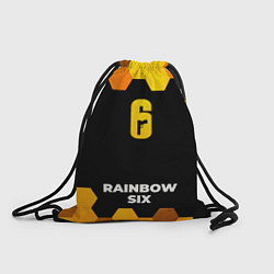 Мешок для обуви Rainbow Six - gold gradient по-центру