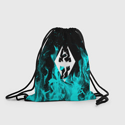 Мешок для обуви The elder scrolls neon flame
