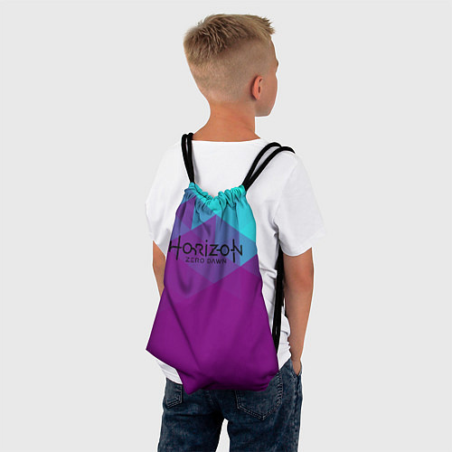 Мешок для обуви Horizon zero dawn geometry neon / 3D-принт – фото 4