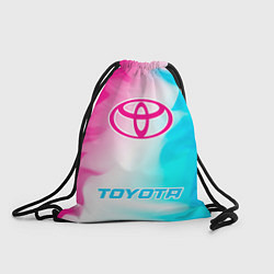 Мешок для обуви Toyota neon gradient style по-центру