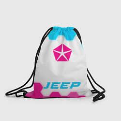 Мешок для обуви Jeep neon gradient style по-центру