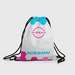 Мешок для обуви Nissan neon gradient style по-центру