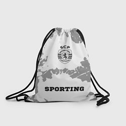 Мешок для обуви Sporting sport на светлом фоне по-центру