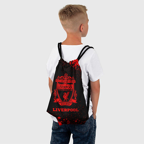 Мешок для обуви Liverpool - red gradient / 3D-принт – фото 4
