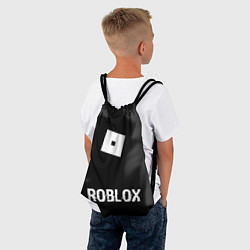 Рюкзак-мешок Roblox glitch на темном фоне по-центру, цвет: 3D-принт — фото 2