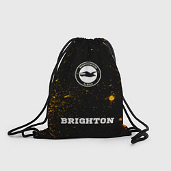 Мешок для обуви Brighton - gold gradient по-центру
