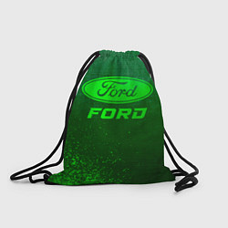 Рюкзак-мешок Ford - green gradient, цвет: 3D-принт