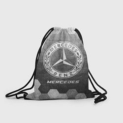 Рюкзак-мешок Mercedes - grey gradient, цвет: 3D-принт