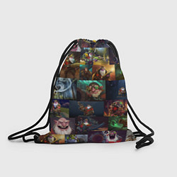 Рюкзак-мешок Sniper Dota 2, цвет: 3D-принт