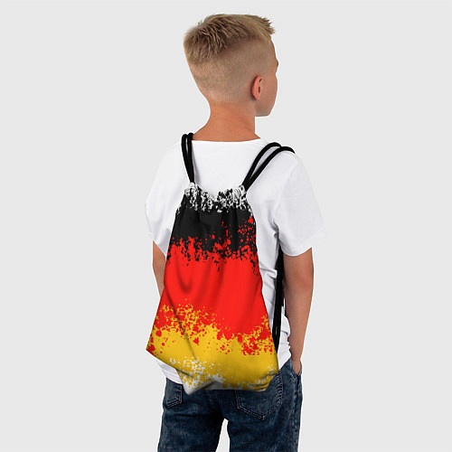 Мешок для обуви Флаг Германии в виде хаотичных пятен / 3D-принт – фото 4