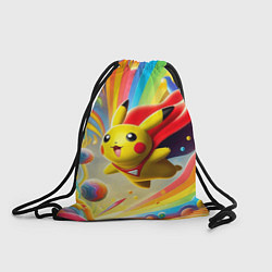 Рюкзак-мешок Super Pikachu - ai art fantasy, цвет: 3D-принт