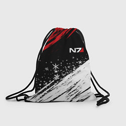 Рюкзак-мешок Mass Effect - Merry Christmas, цвет: 3D-принт