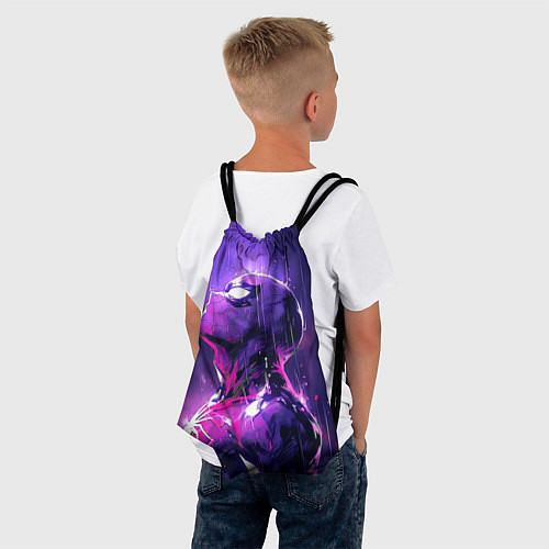 Мешок для обуви Spider-man - Neon rain / 3D-принт – фото 4