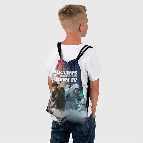 Мешок для обуви Hearts of Iron IV arms against tyranny / 3D-принт – фото 4