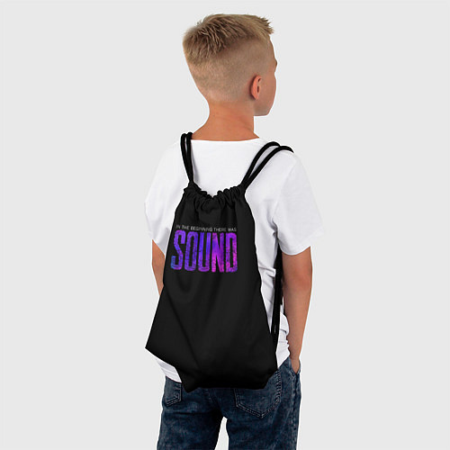 Мешок для обуви In the beginning was sound / 3D-принт – фото 4