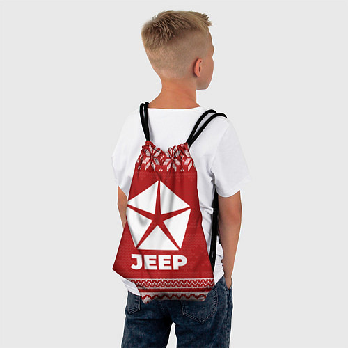 Мешок для обуви Новогодний Jeep / 3D-принт – фото 4