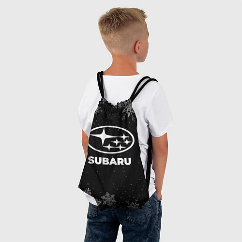 Мешок для обуви Снежный Subaru / 3D-принт – фото 4