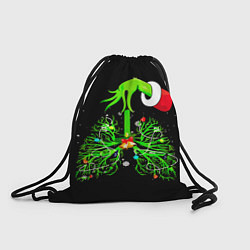 Рюкзак-мешок Гринч похищает сердца, цвет: 3D-принт
