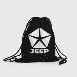 Рюкзак-мешок Jeep конфети, цвет: 3D-принт