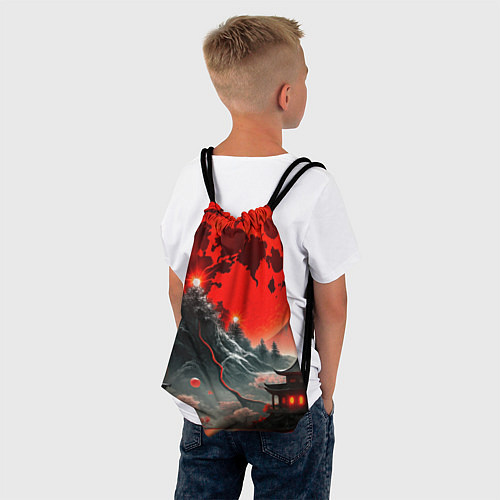 Мешок для обуви Японская черная гора / 3D-принт – фото 4