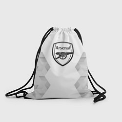 Рюкзак-мешок Arsenal white poly, цвет: 3D-принт