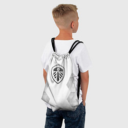 Рюкзак-мешок Leeds United white poly, цвет: 3D-принт — фото 2