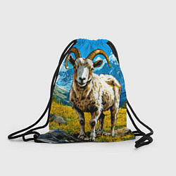 Мешок для обуви Горный козел