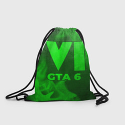 Мешок для обуви GTA 6 - green gradient