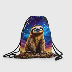 Мешок для обуви Ленивец и звездное небо