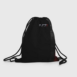 Рюкзак-мешок Shepard N7 - темный, цвет: 3D-принт