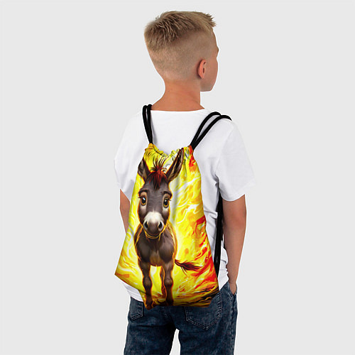 Мешок для обуви Ослик в огне / 3D-принт – фото 4