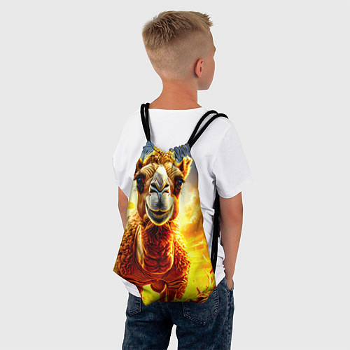 Мешок для обуви Верблюд в огне / 3D-принт – фото 4