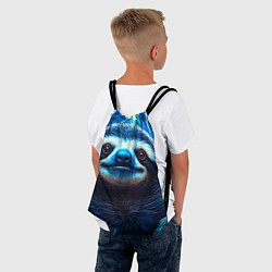 Рюкзак-мешок Ленивец в разрядах молний, цвет: 3D-принт — фото 2