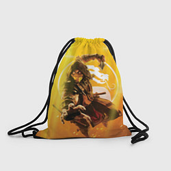 Рюкзак-мешок Скорпион - Mortal Kombat, цвет: 3D-принт