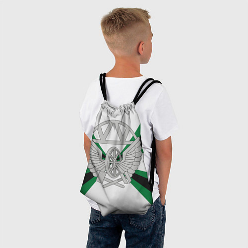 Мешок для обуви Железнодорожные войска / 3D-принт – фото 4