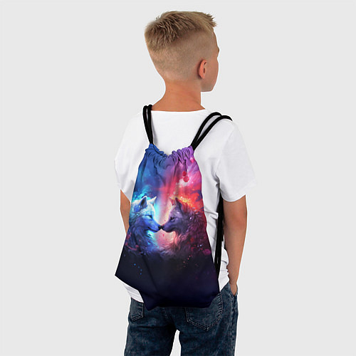 Мешок для обуви Любовь хищников / 3D-принт – фото 4