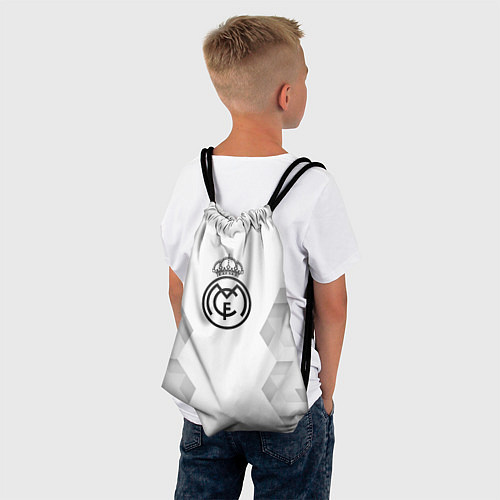 Мешок для обуви Real Madrid white poly / 3D-принт – фото 4