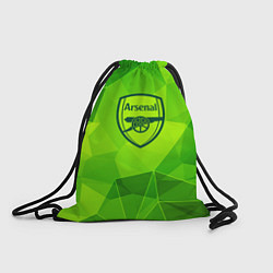 Рюкзак-мешок Arsenal green poly, цвет: 3D-принт