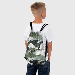 Рюкзак-мешок Текстурный камуфляж, цвет: 3D-принт — фото 2