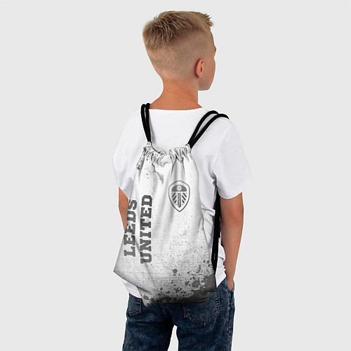 Мешок для обуви Leeds United - white gradient вертикально / 3D-принт – фото 4