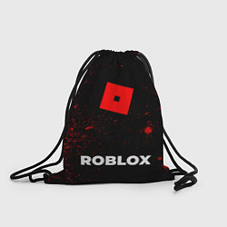 Рюкзак-мешок Roblox - red gradient по-центру, цвет: 3D-принт