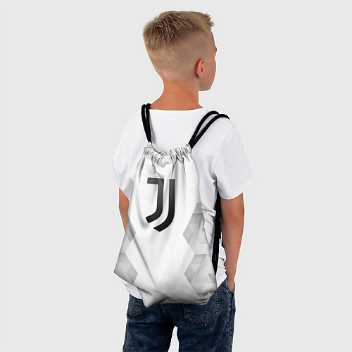 Мешок для обуви Juventus white poly / 3D-принт – фото 4