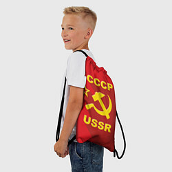 Рюкзак-мешок СССР серп и молот, цвет: 3D-принт — фото 2