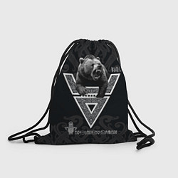 Мешок для обуви Моя земля мои правила: медведь