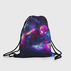 Рюкзак-мешок Человек-паук неоновый свет, цвет: 3D-принт