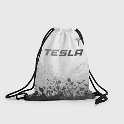 Мешок для обуви Tesla - white gradient посередине