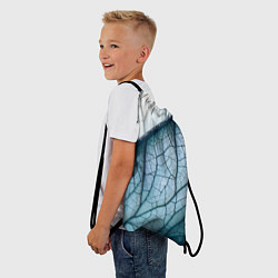 Рюкзак-мешок Листья с прожилками, цвет: 3D-принт — фото 2