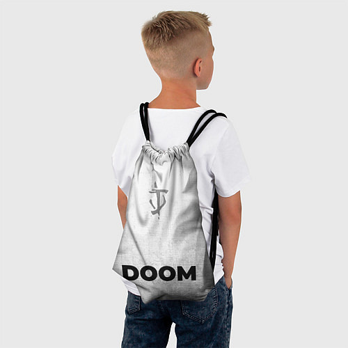Мешок для обуви Doom - white gradient по-центру / 3D-принт – фото 4