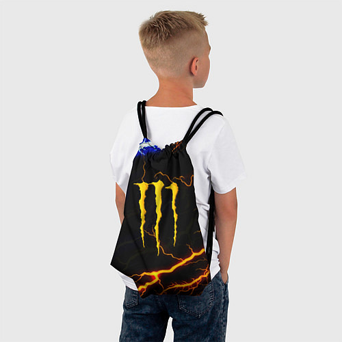 Мешок для обуви Monster energy storm / 3D-принт – фото 4